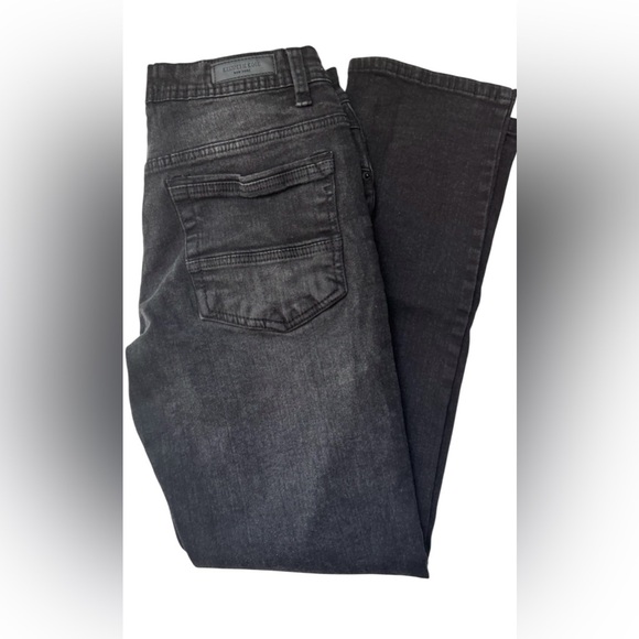 Kenneth Cole Jeans Mens 30x30 Black slim fit  Denim Modern - Picture 4 of 6